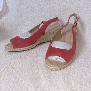 Land’s End Wedge Heels - Pink